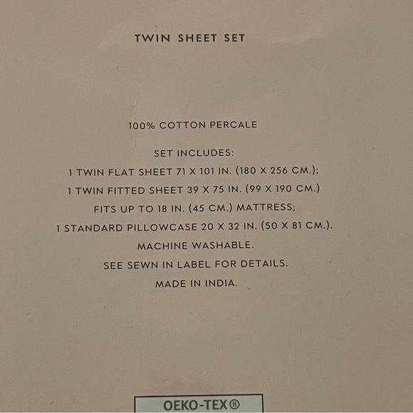 Kate Spade Twin Size Sheet Set white with gold, pink red stars stardust NWT - Picture 2 of 7